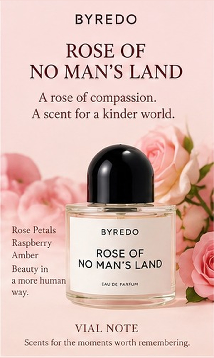 Byredo Rose of No Man’s Land scent story visual