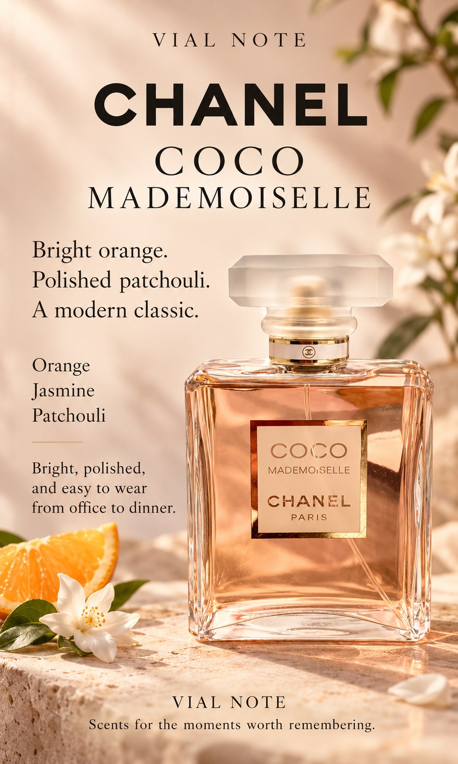 CHANEL Coco Mademoiselle scent story visual