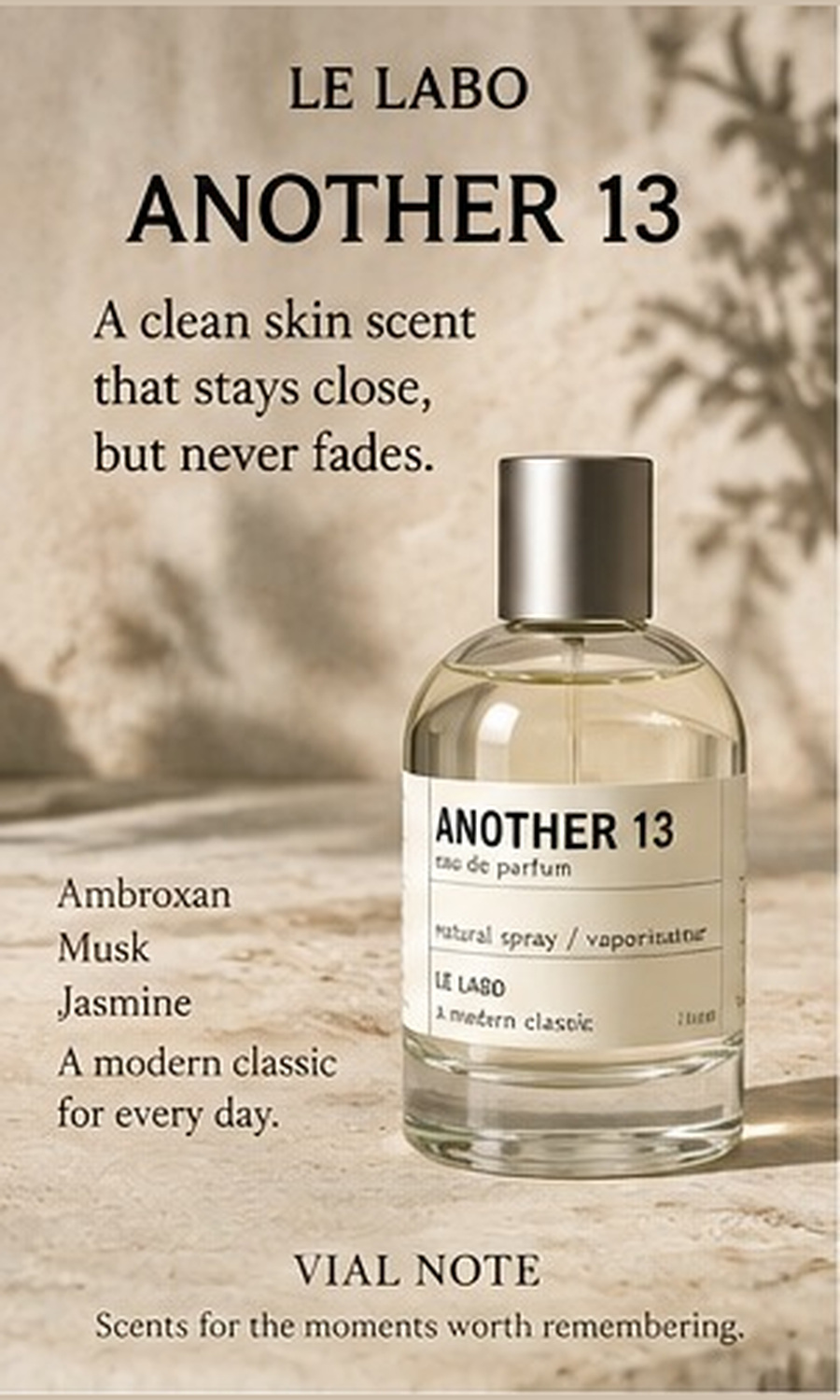 Le Labo Another 13 scent story visual