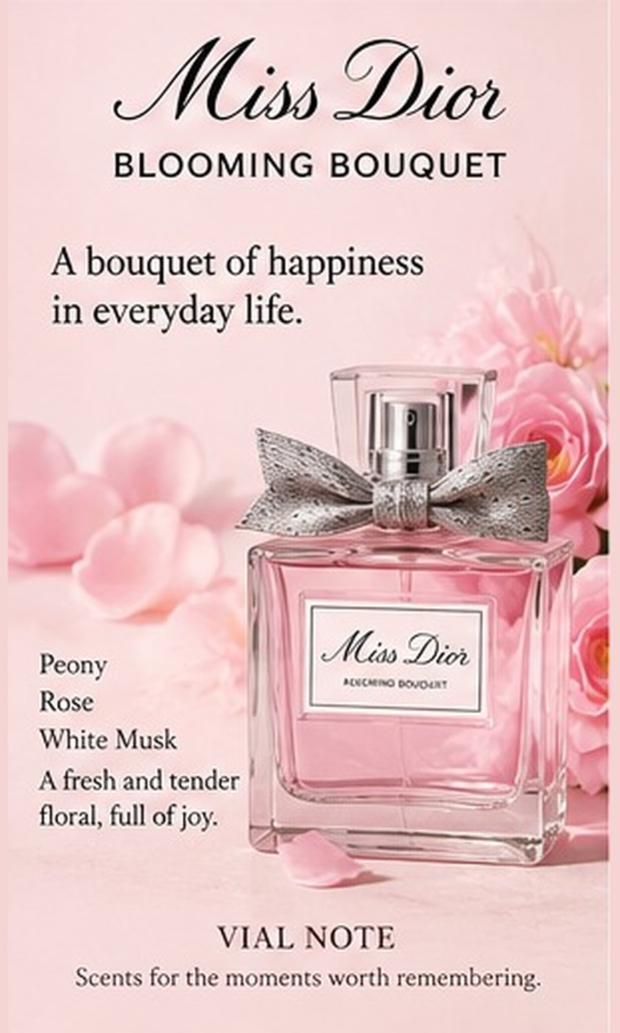 Miss Dior Blooming Bouquet scent story visual