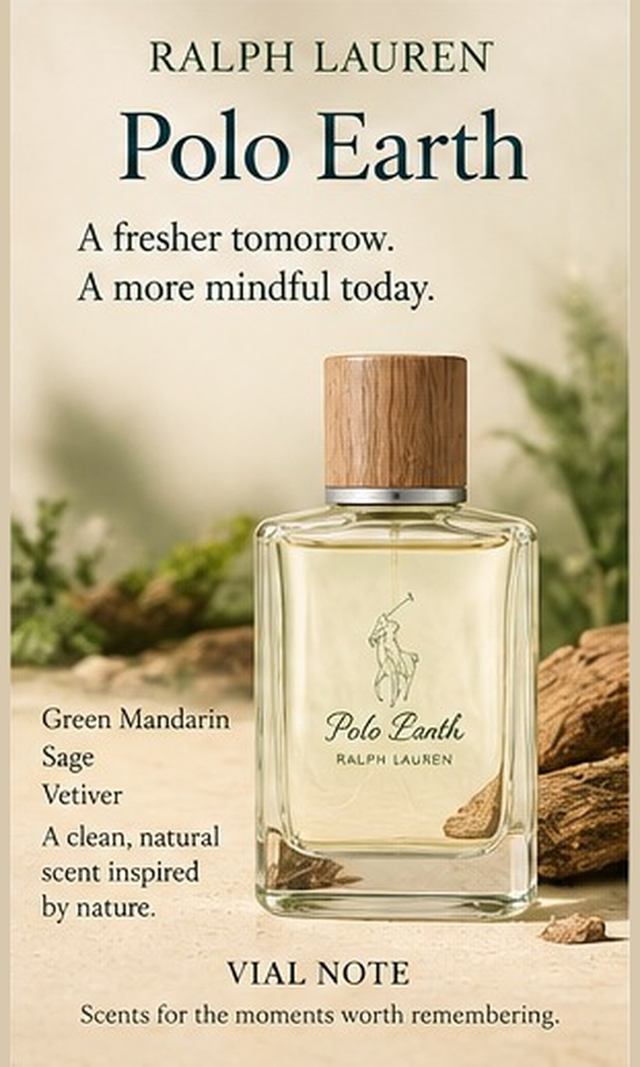 Ralph Lauren Polo Earth Eau de Toilette scent story visual